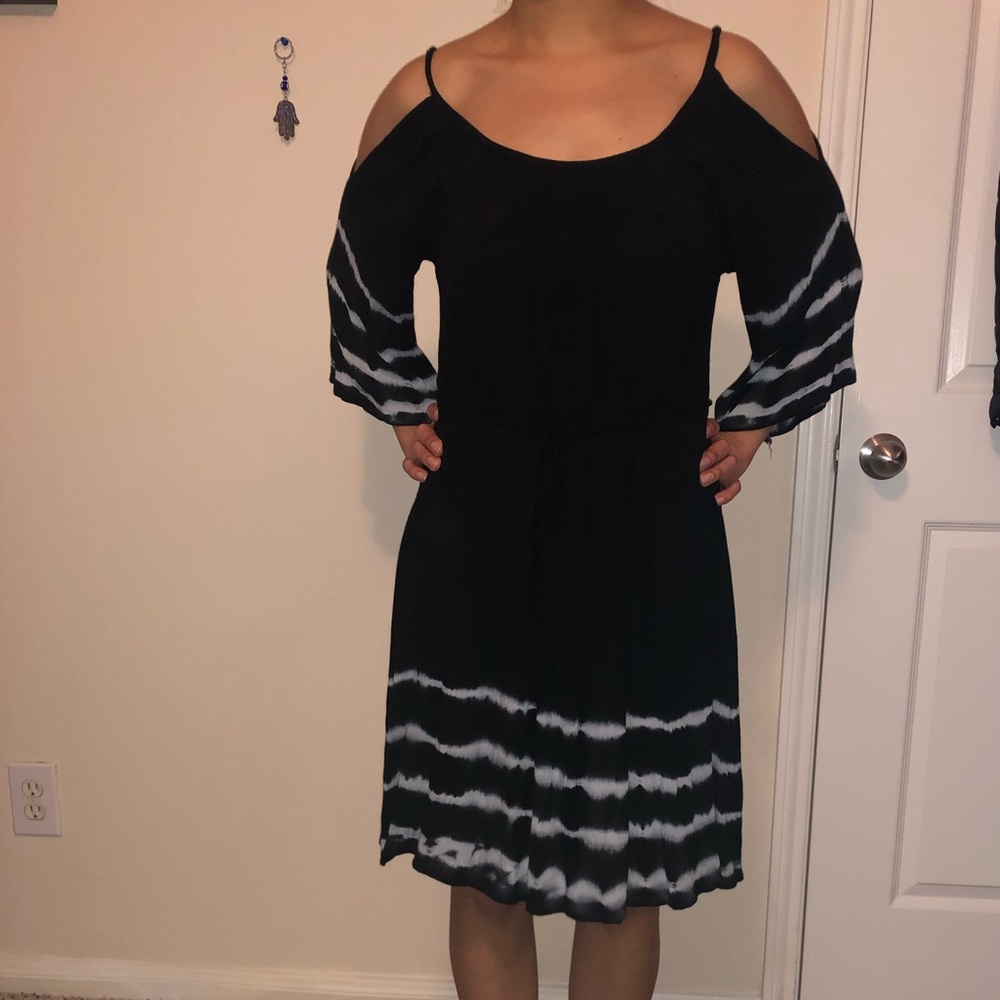 Cold Shoulder Swim Dress / Cover-Up